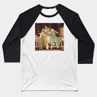 The Music Lesson by Lord Frederic Leighton Baseball T-Shirt